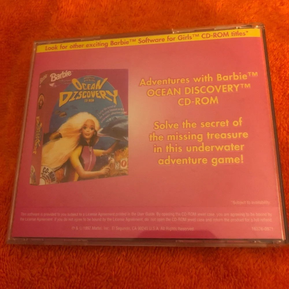 Barbie Magic Hair-styler Windows PC CD ROM Game 1997